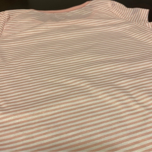 CARTER’S Pink and White Striped Tee 5T NWT - Picture 4 of 7